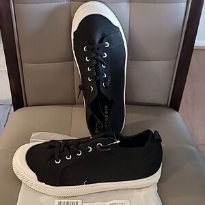 Torrid 11 Black Ribbed Cuff Sneaker